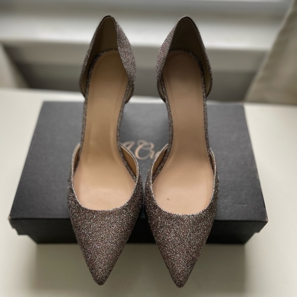 NWT J Crew Lucie Glitter Pumps - Picture 3 of 6